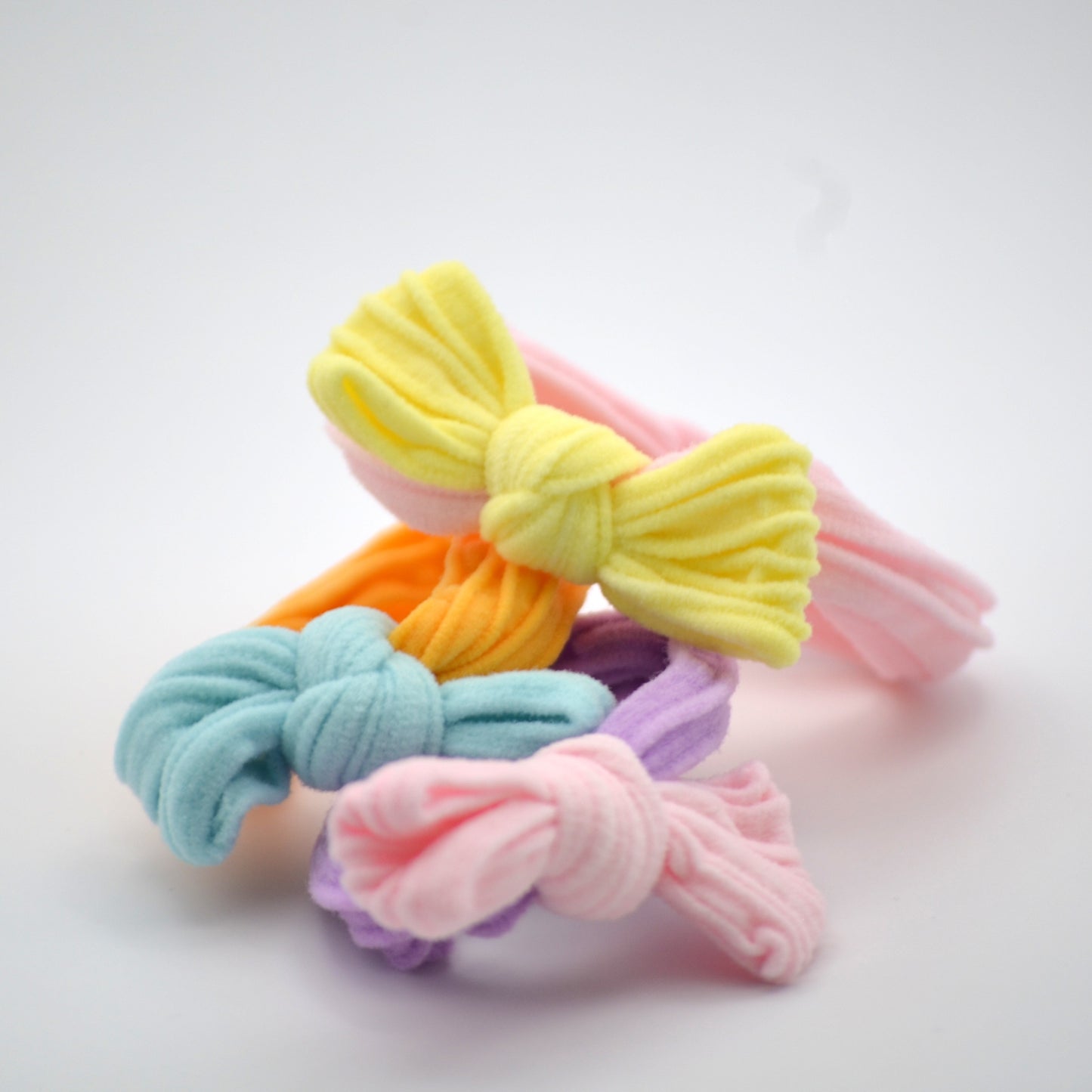 Super Soft Bow Hair Ties (Set of 3) – premium kids accessory by Dew & Dove