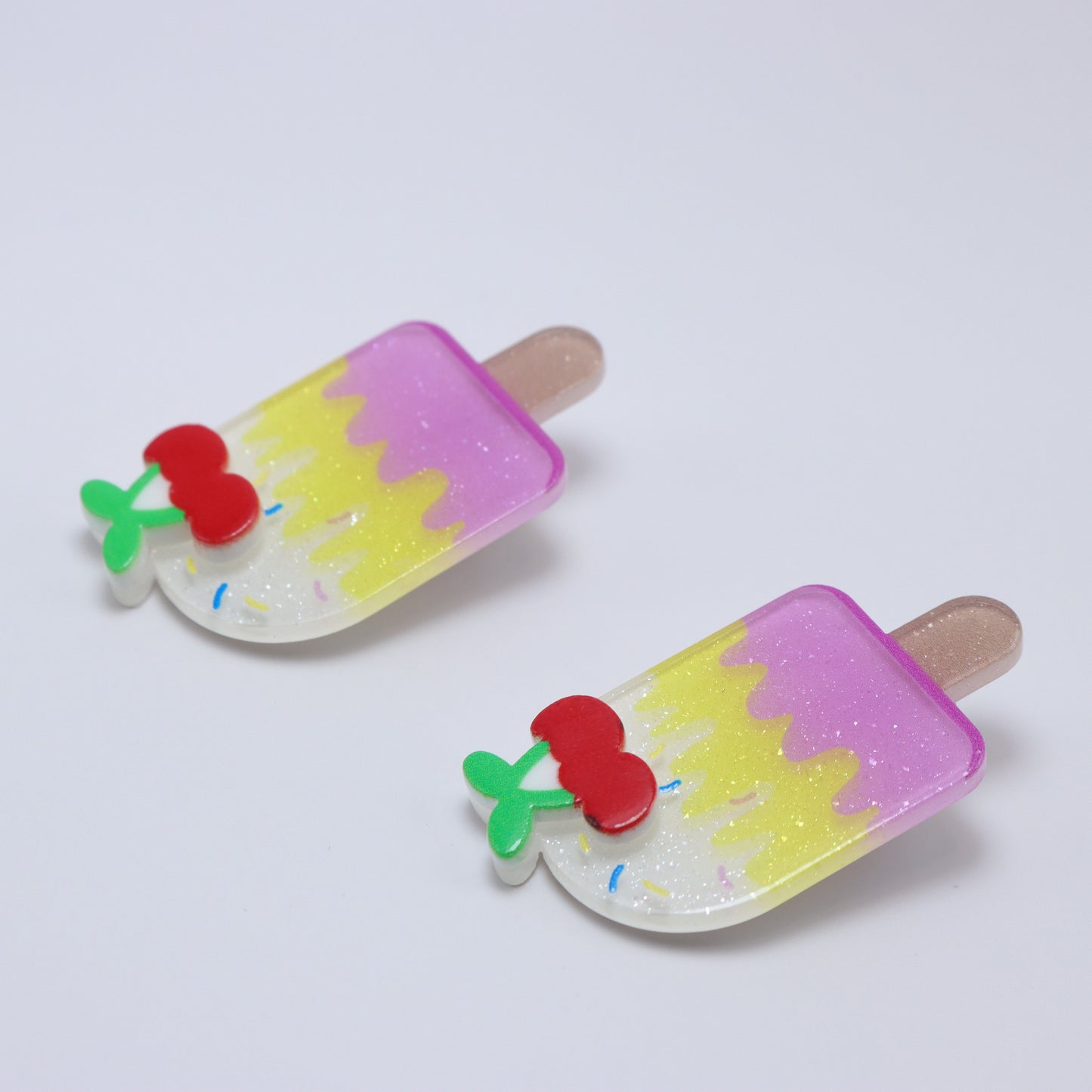 Summer Popsicles Hair Clips (Set of 2) – premium kids accessory by Dew & Dove