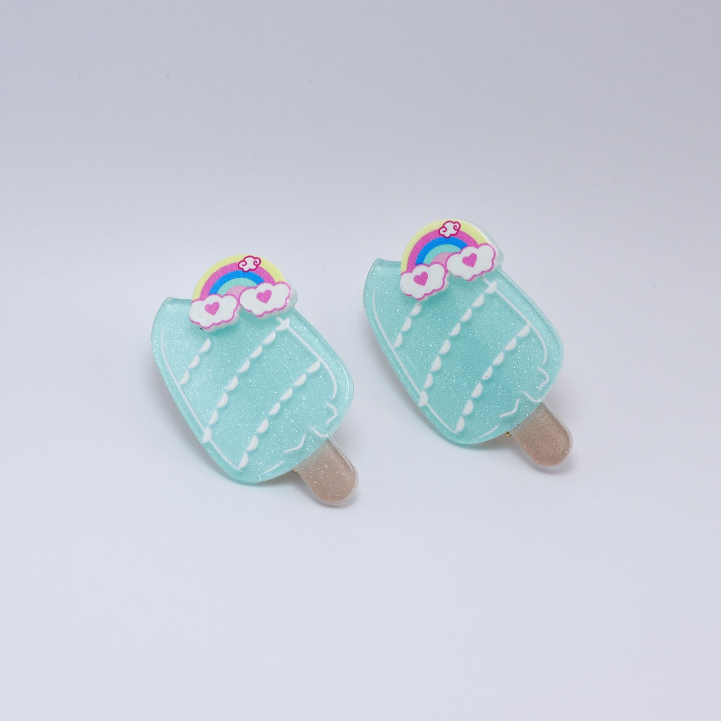 Summer Popsicles Hair Clips (Set of 2) – premium kids accessory by Dew & Dove