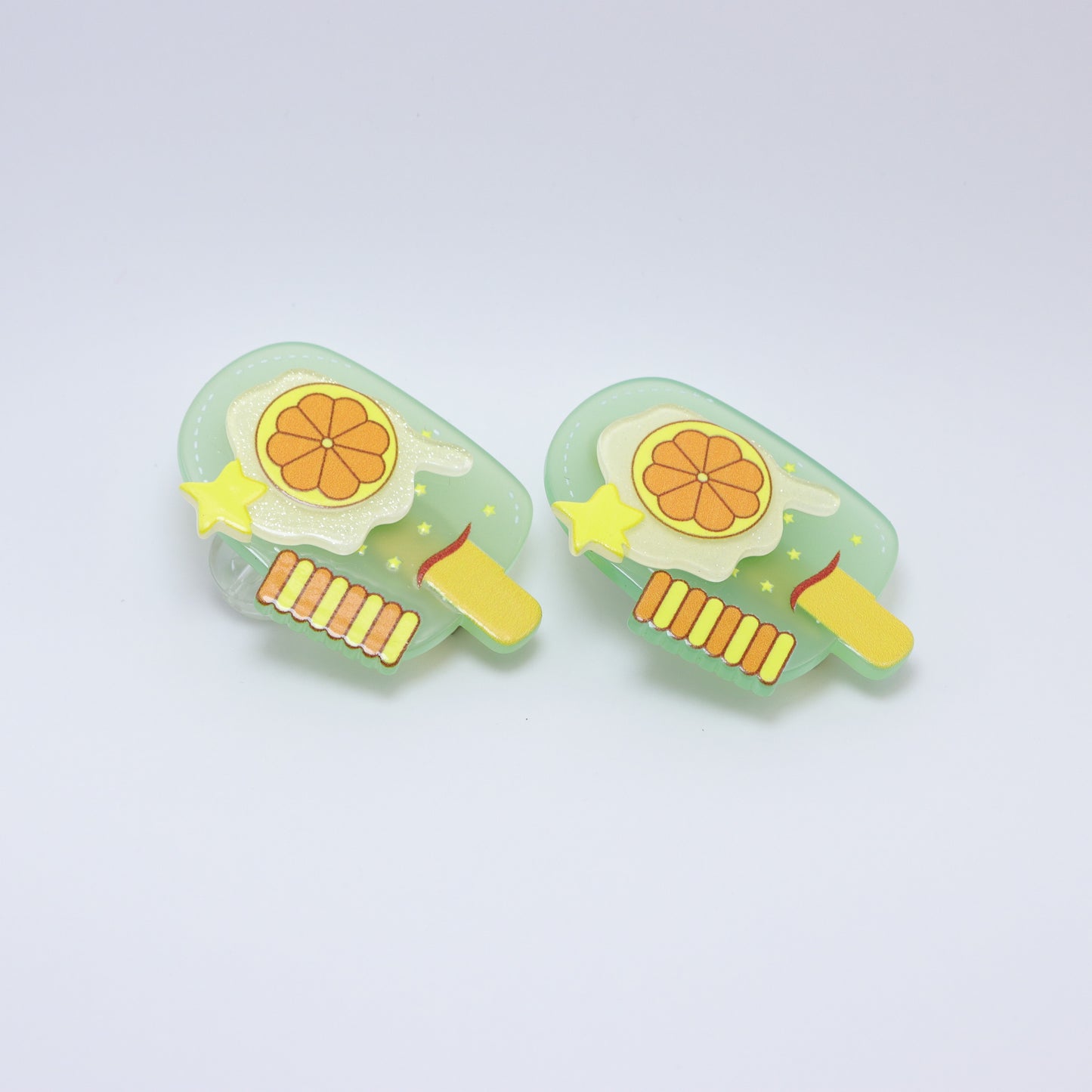 Summer Popsicles Hair Clips (Set of 2) – premium kids accessory by Dew & Dove