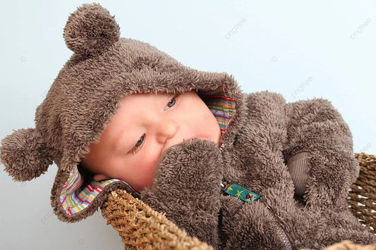 Keep your baby warm with a bear suit