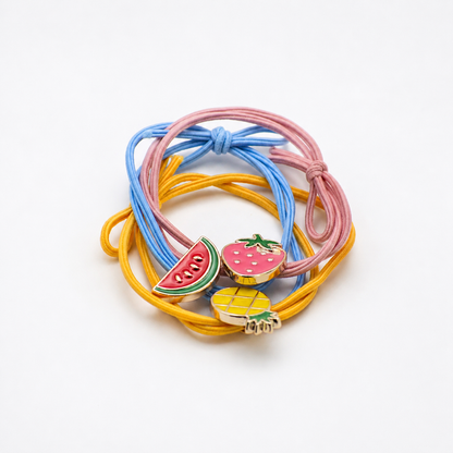 Fruity Hair Ties (Set of 3)
