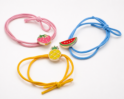 Fruity Hair Ties (Set of 3)