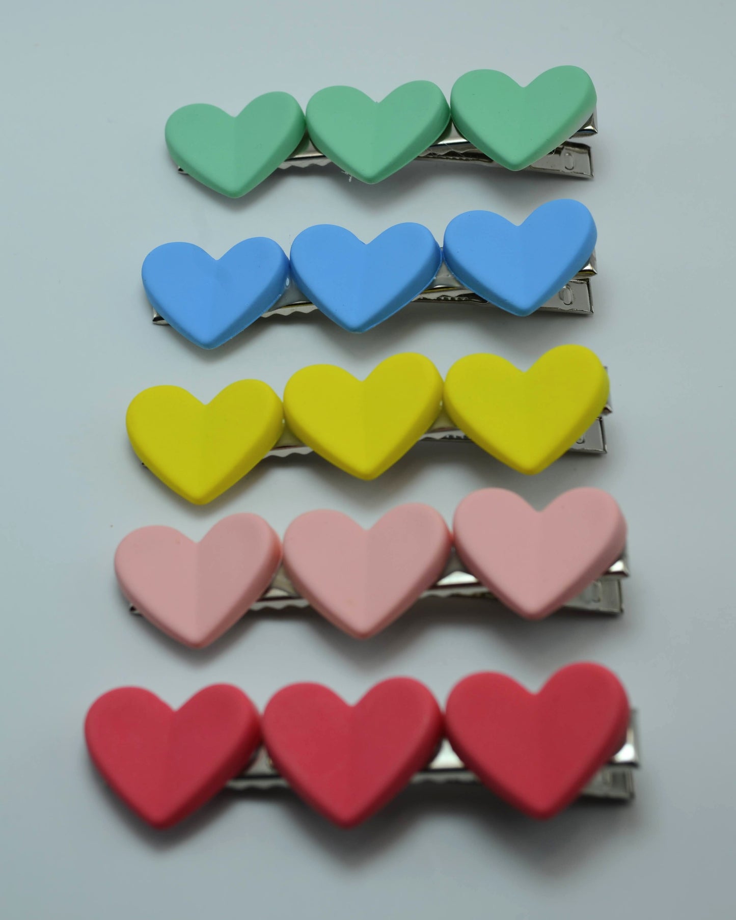 Only Hearts Hair Clips (Set of 5)