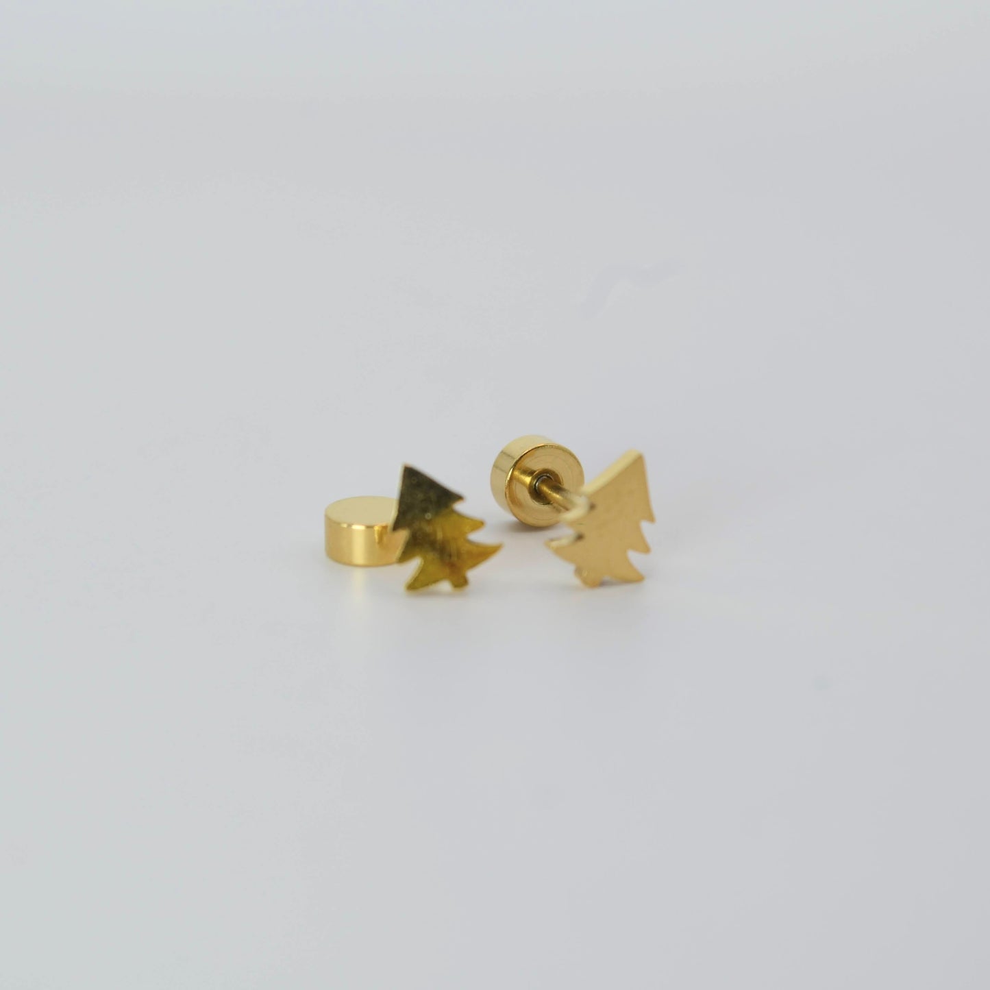 Christmas Gold Earrings (14K Gold Plated)