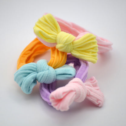 Super Soft Bow Hair Ties by Dew & Dove