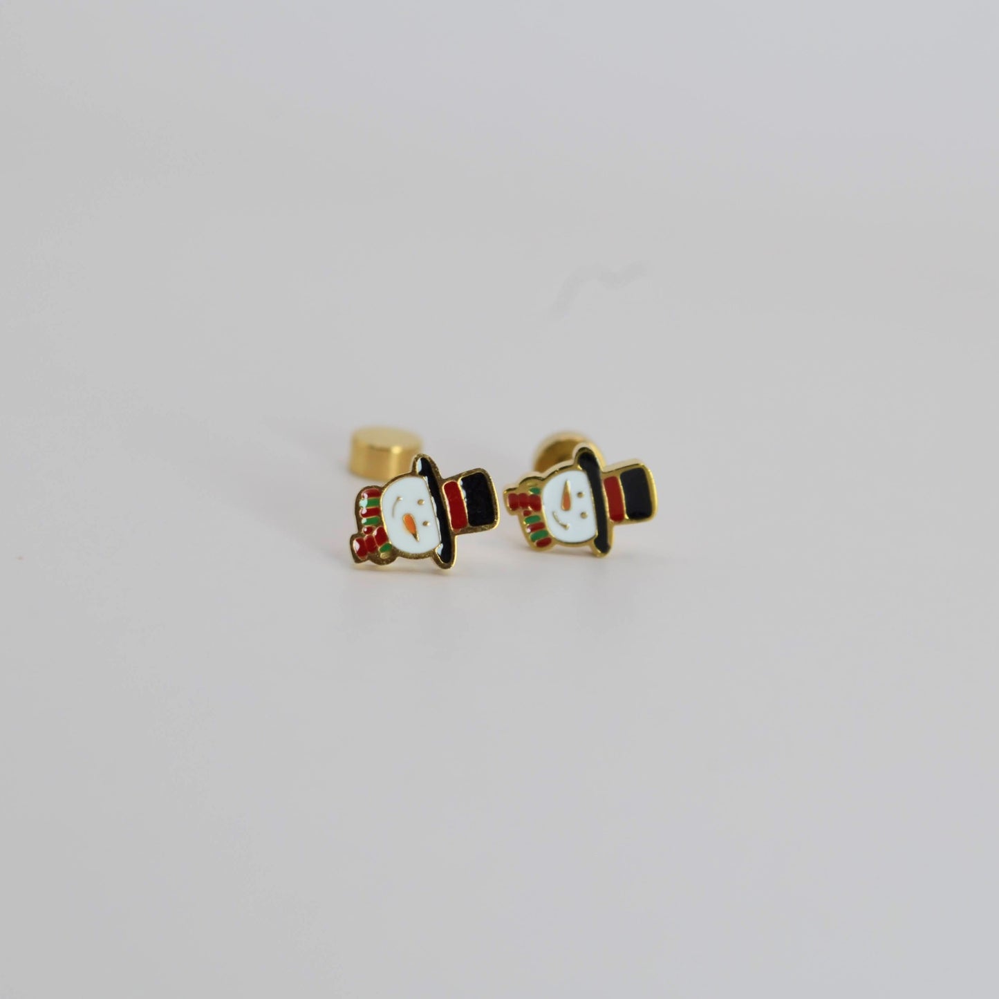 Christmas Gold Earrings (14K Gold Plated)