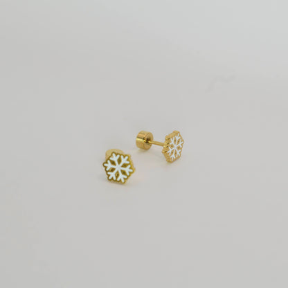 Christmas Gold Earrings (14K Gold Plated)