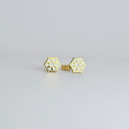 Christmas Gold Earrings (14K Gold Plated)