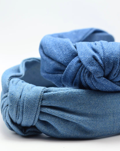 Comfy Denim Knot Hairband