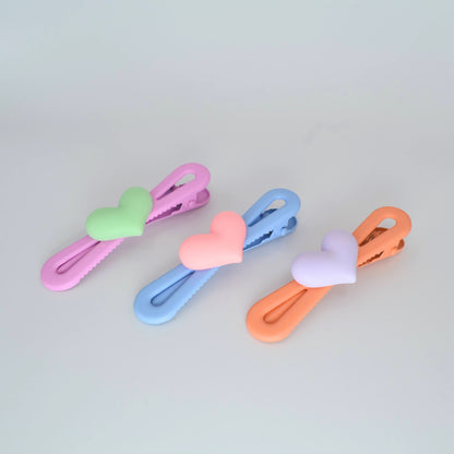 Pastel Heart Snaps (Set of 3)