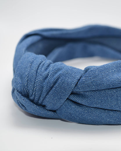 Comfy Denim Knot Hairband