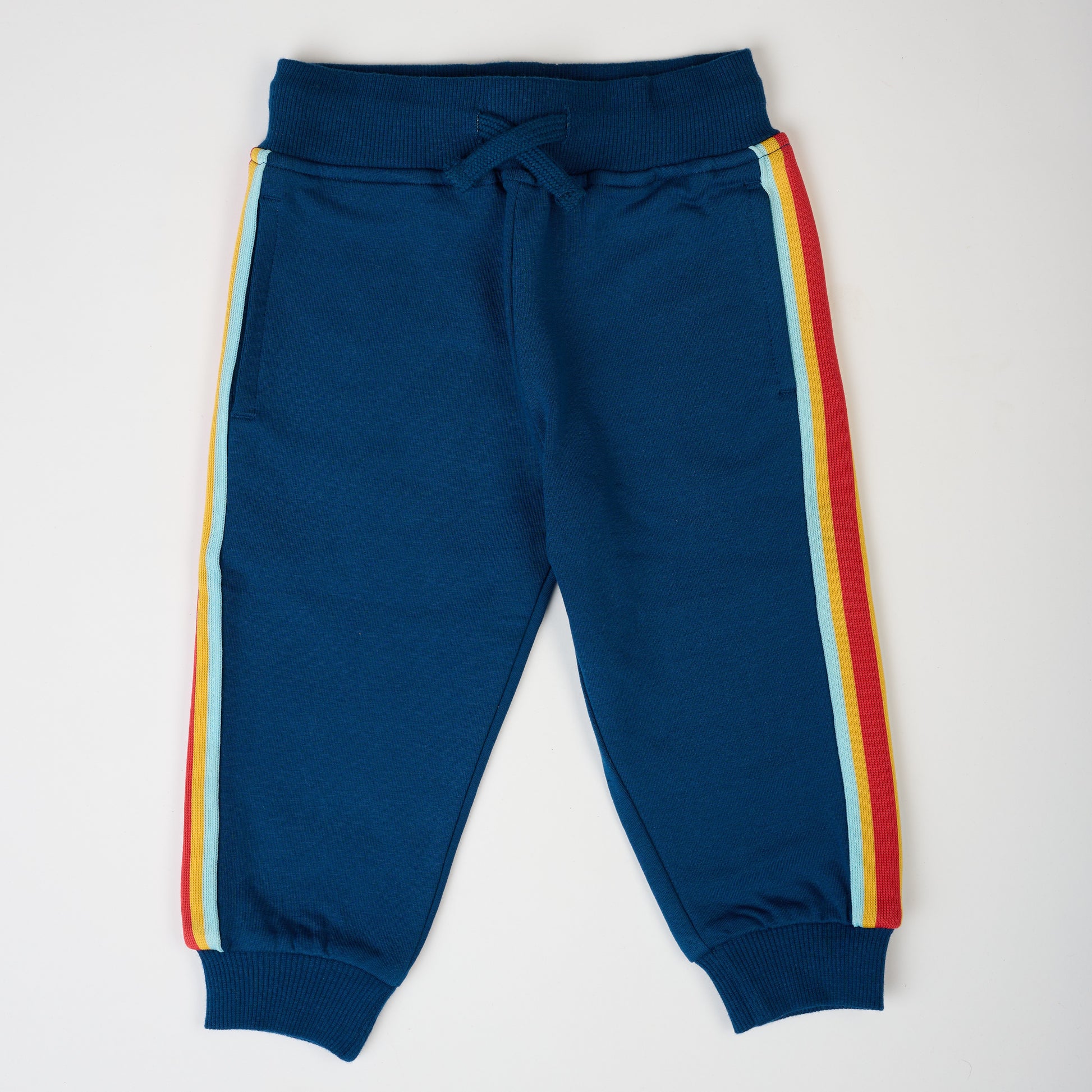 Retro Stripe Sweatpants/ Joggers – GOTS organic cotton kids clothing by Dew & Dove