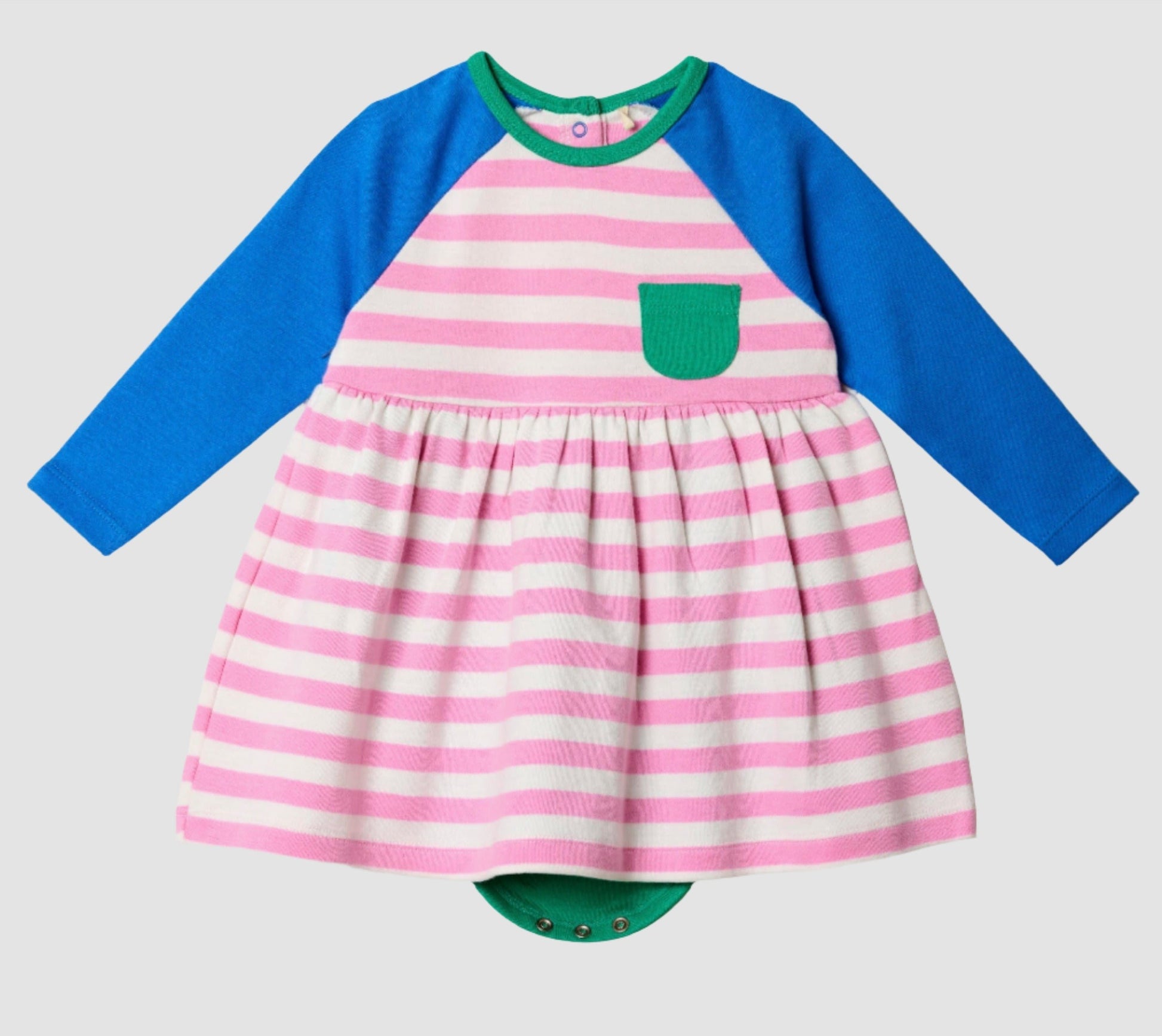 Long Sleeve Bodysuit Dress GOTS Organic Cotton Kidswear | Dew and Dove Long Sleeve Bodysuit Dress GOTS Organic Cotton Kidswear | Dew and Dove