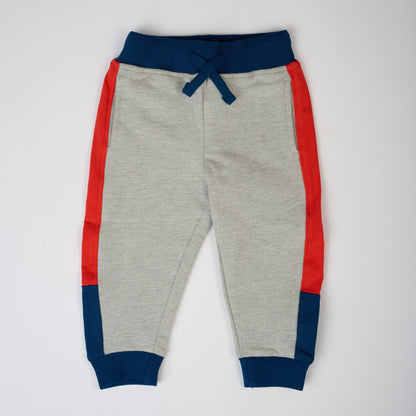 Sporty Color block Sweatpants/ Joggers – GOTS organic cotton kids clothing by Dew & Dove