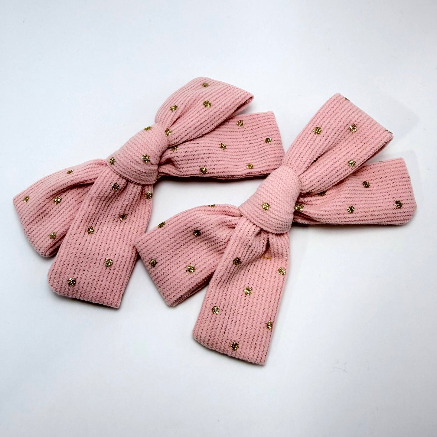 Golden Dot Bows (Set of 2)