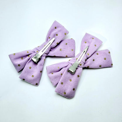 Golden Dot Bows (Set of 2)
