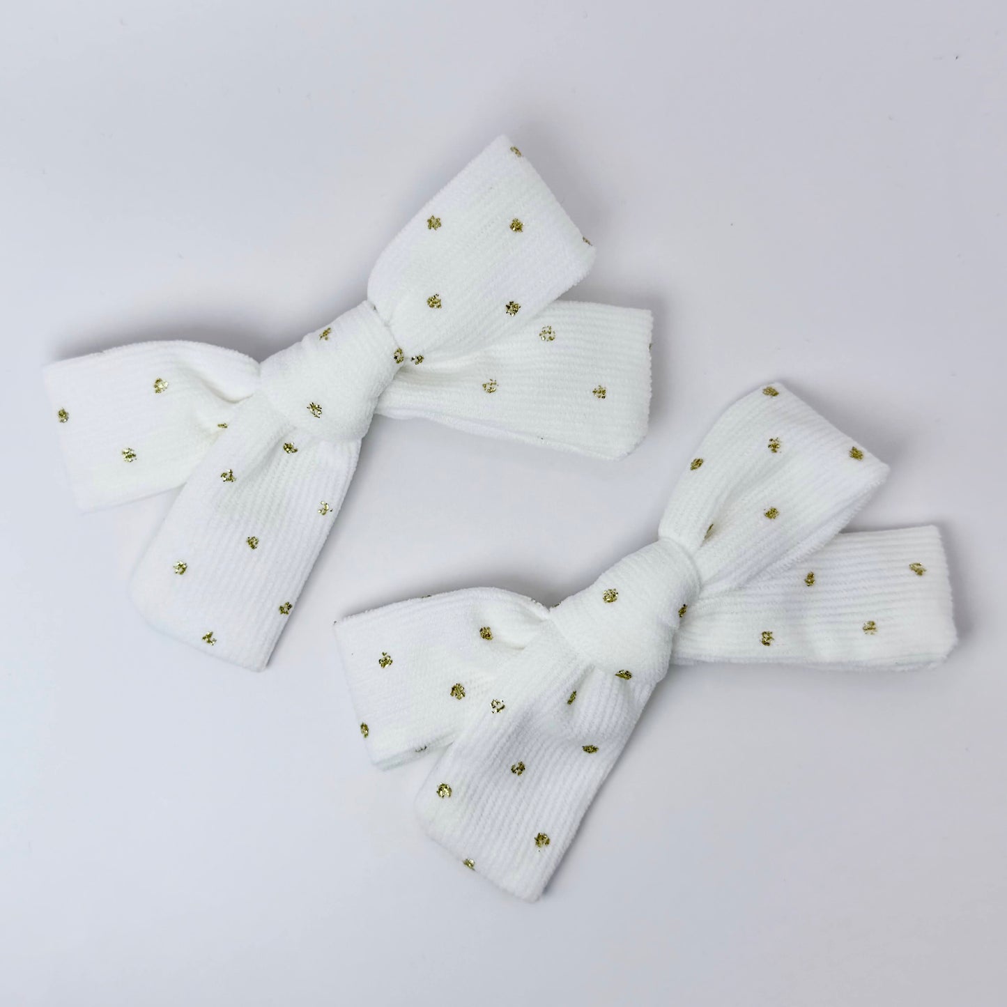 Golden Dot Bows (Set of 2)