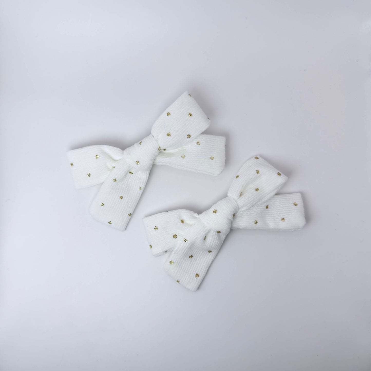 Golden Dot Bows (Set of 2)