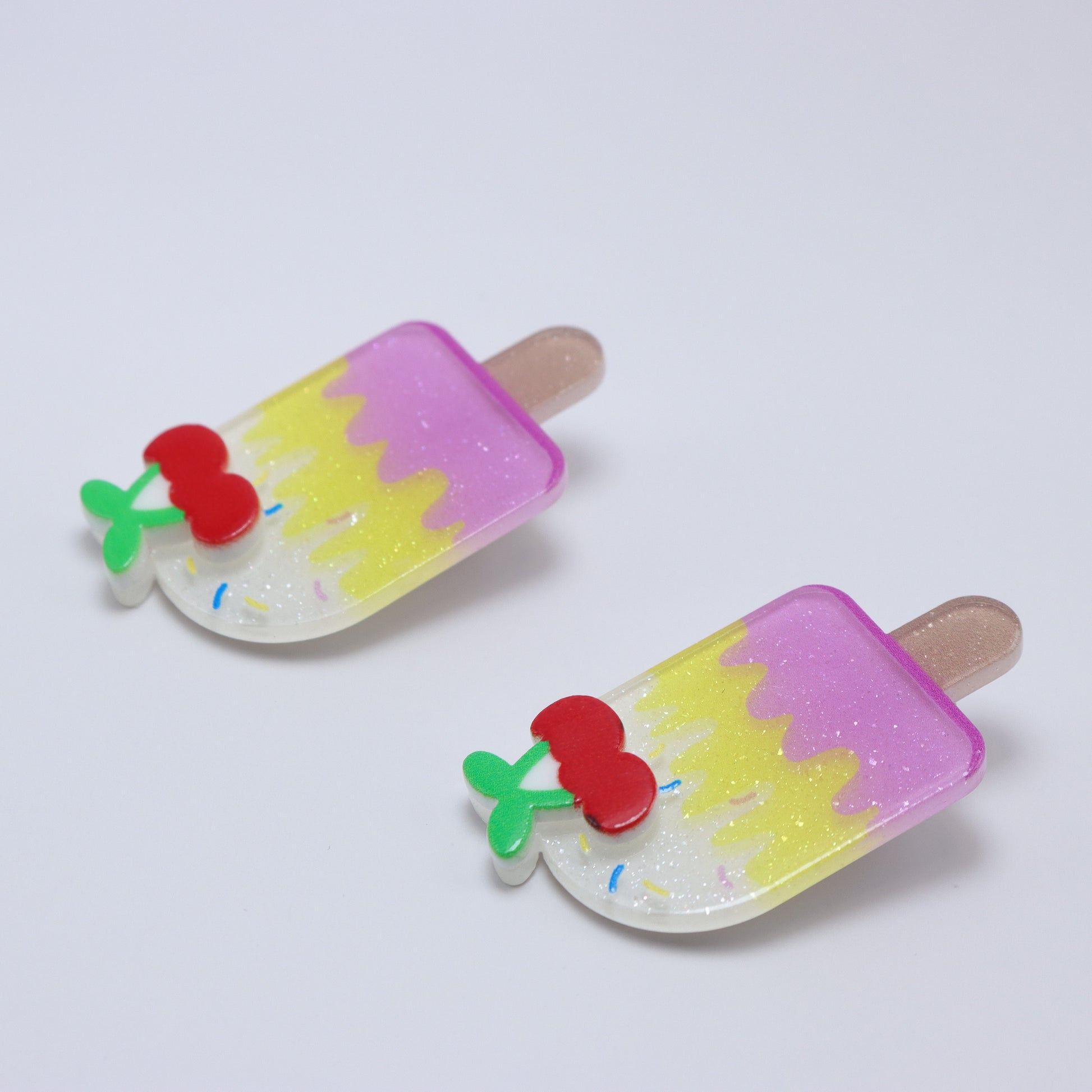 Summer Popsicles Hair Clips (Set of 2) – premium kids accessory by Dew & Dove