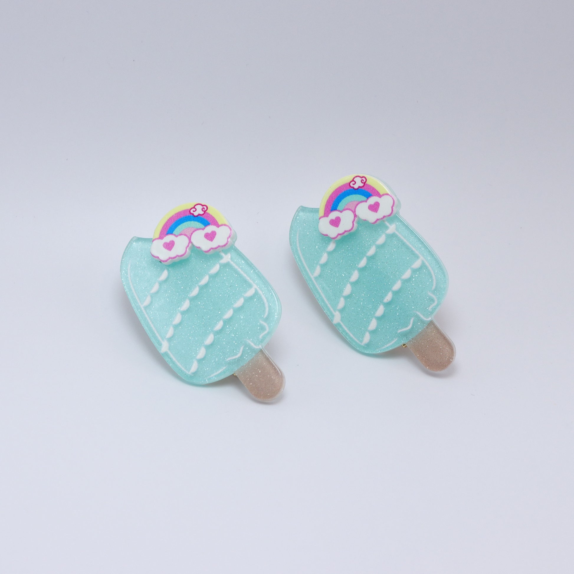 Summer Popsicles Hair Clips (Set of 2) – premium kids accessory by Dew & Dove