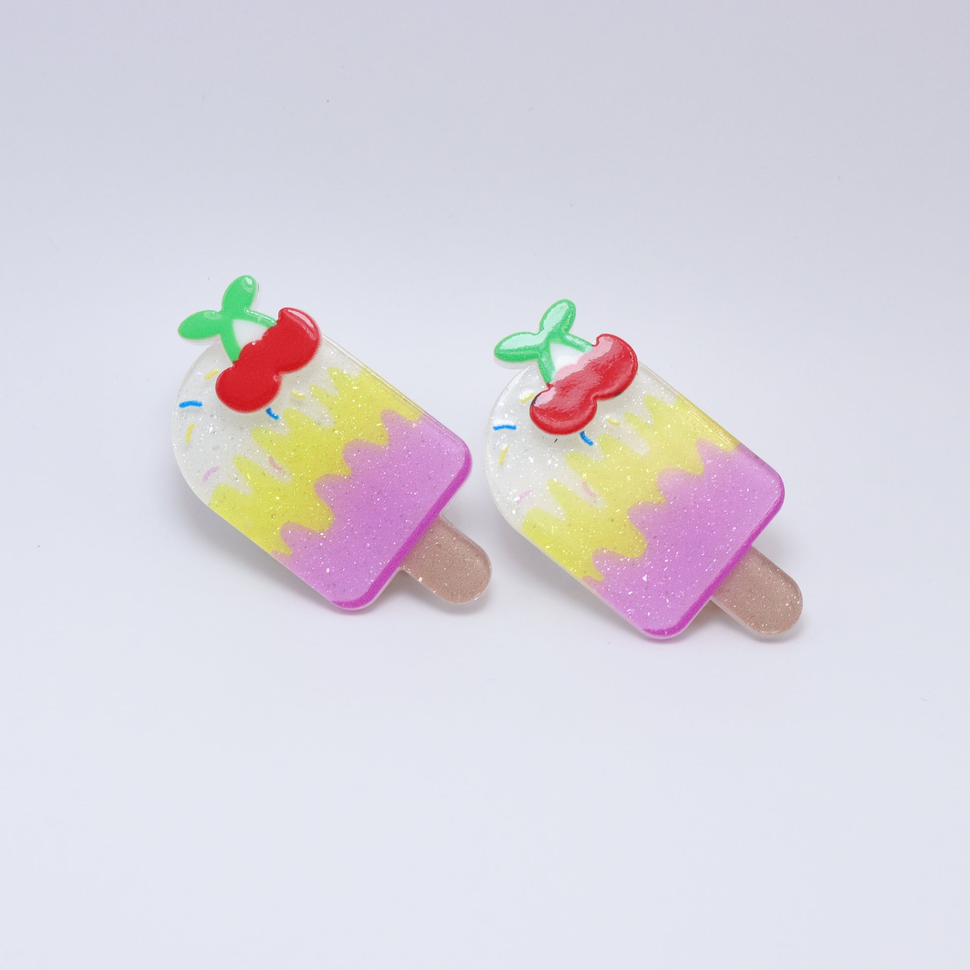 Summer Popsicles Hair Clips (Set of 2) – premium kids accessory by Dew & Dove