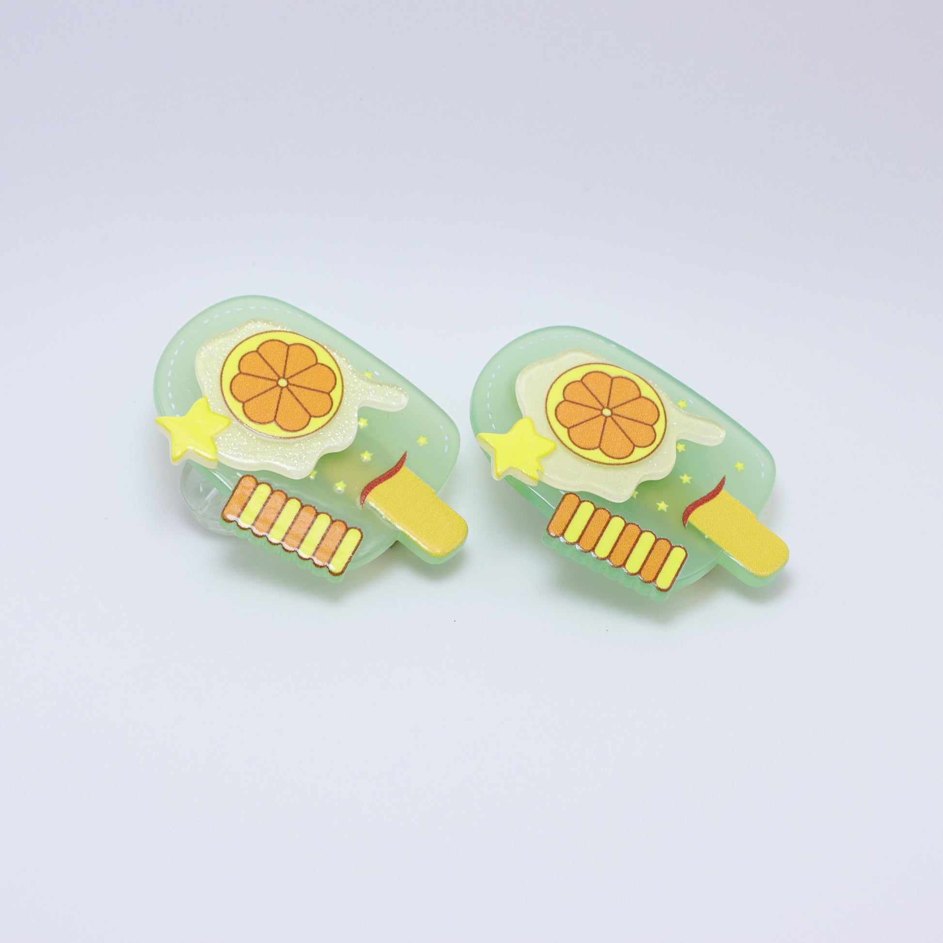 Summer Popsicles Hair Clips (Set of 2) – premium kids accessory by Dew & Dove