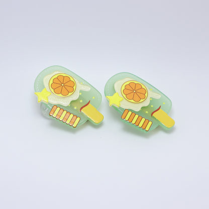 Summer Popsicles Hair Clips (Set of 2) – premium kids accessory by Dew & Dove