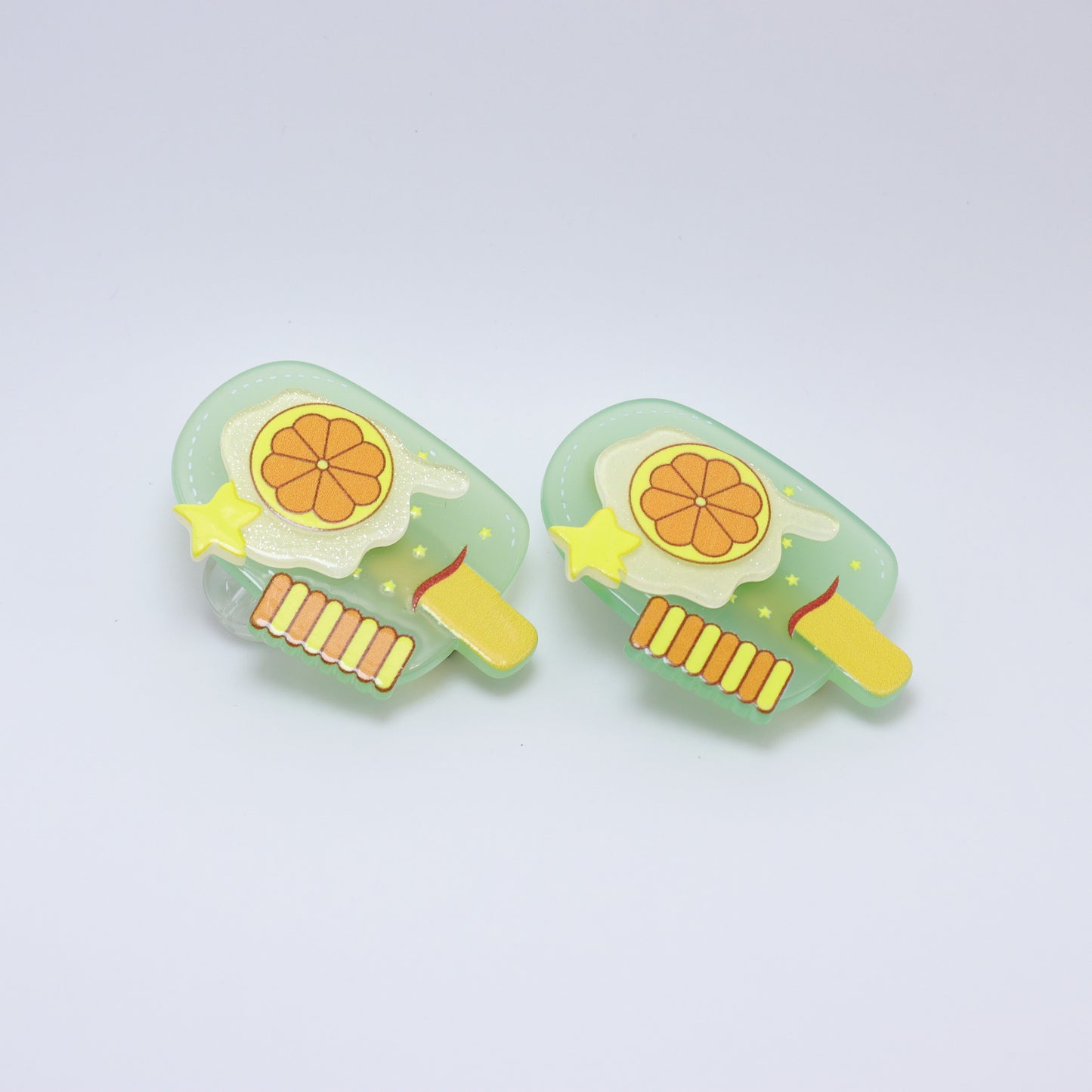 Summer Popsicles Hair Clips (Set of 2) – premium kids accessory by Dew & Dove