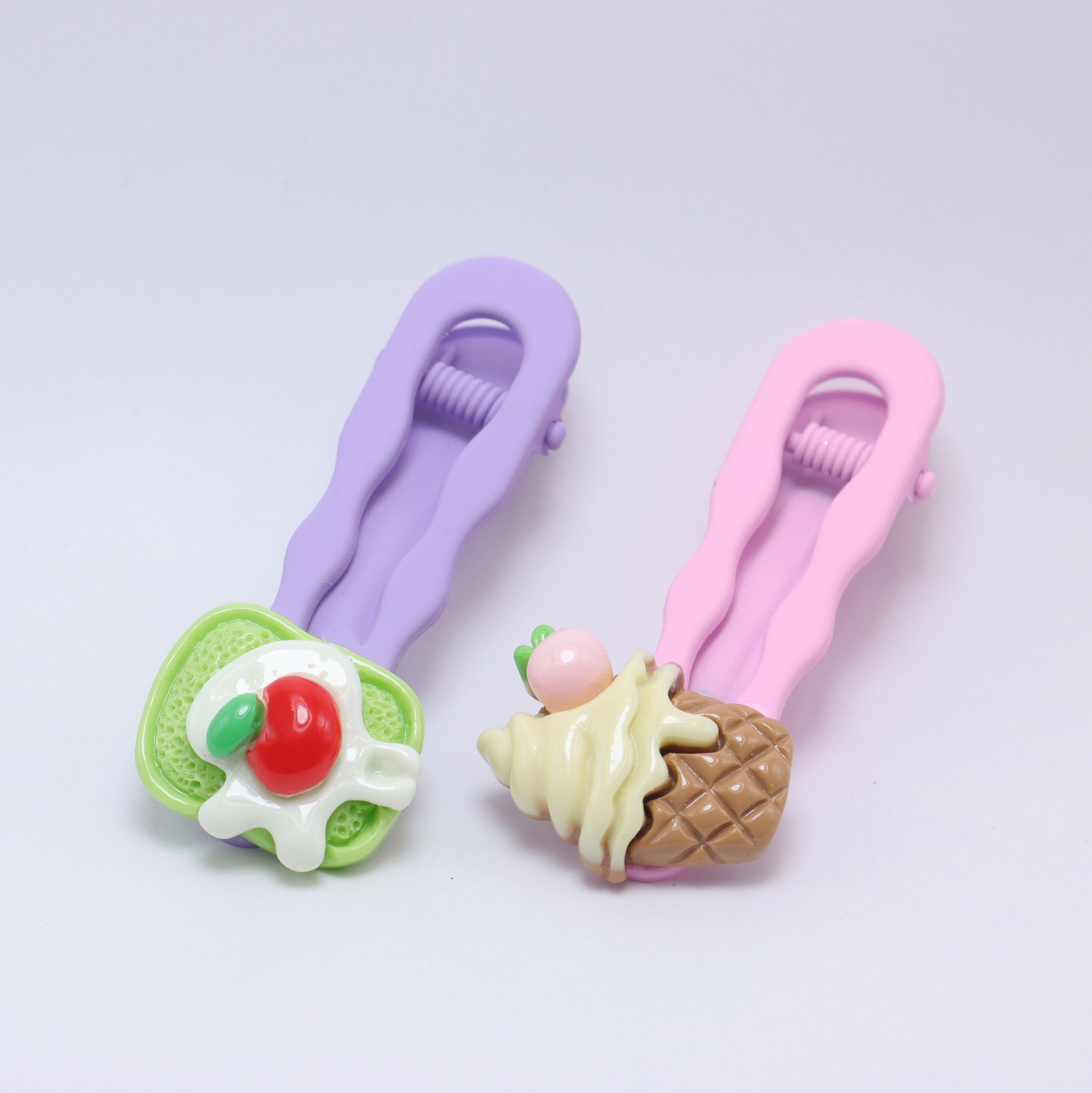 Sugar & Spice Hair Clips (Set of 2) – premium kids accessory by Dew & Dove