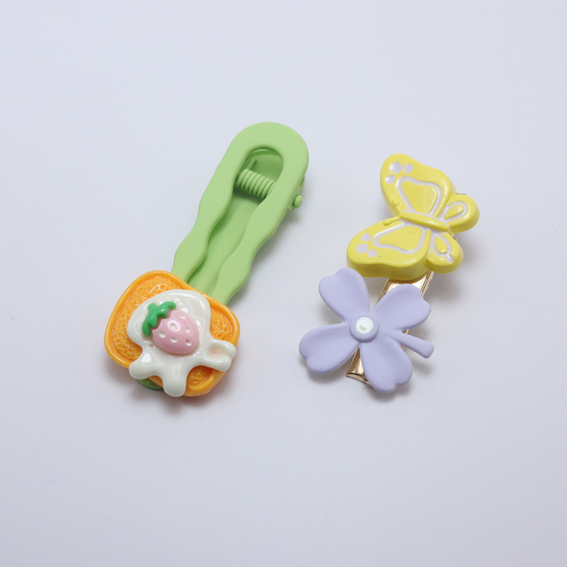 Sugar & Spice Hair Clips (Set of 2) – premium kids accessory by Dew & Dove