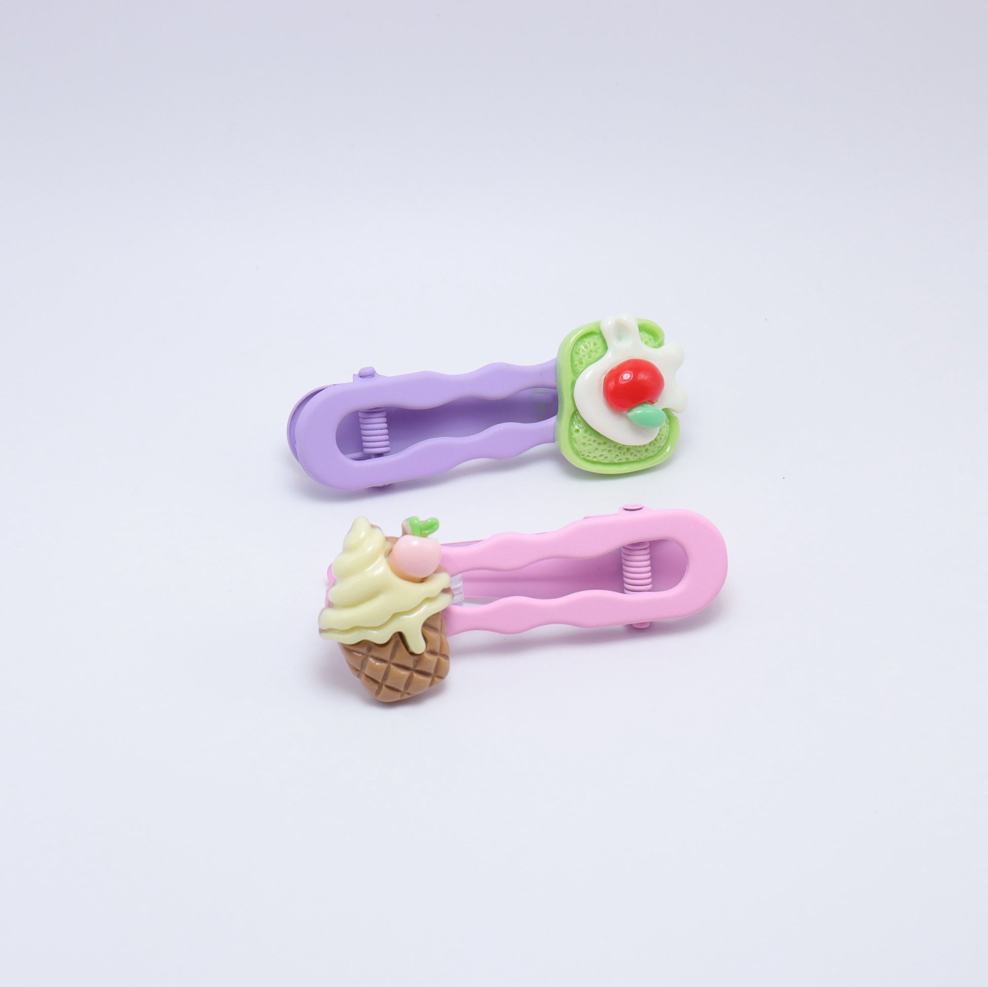 Sugar & Spice Hair Clips (Set of 2) – premium kids accessory by Dew & Dove