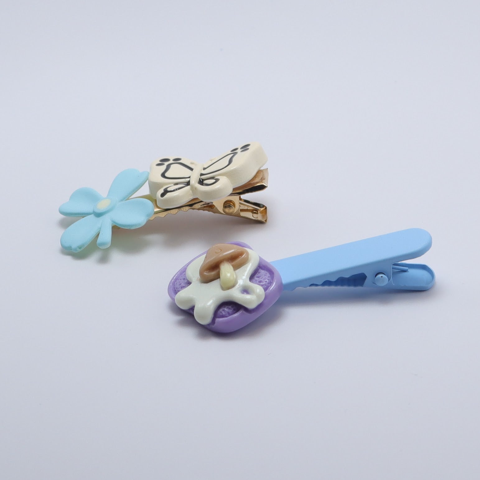 Sugar & Spice Hair Clips (Set of 2) – premium kids accessory by Dew & Dove