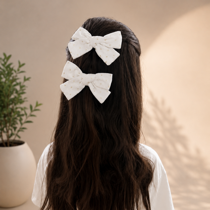 Golden Dot Bows (Set of 2)