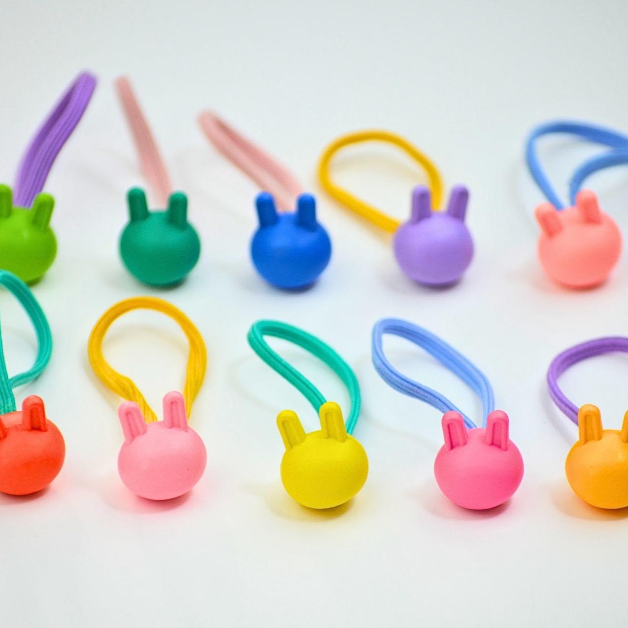 Small Hair Ties Multicolor (Set of 10) – premium kids accessory by Dew & Dove