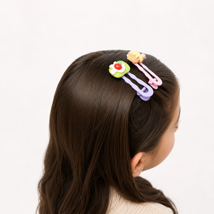 Sugar & Spice Hair Clips (Set of 2)
