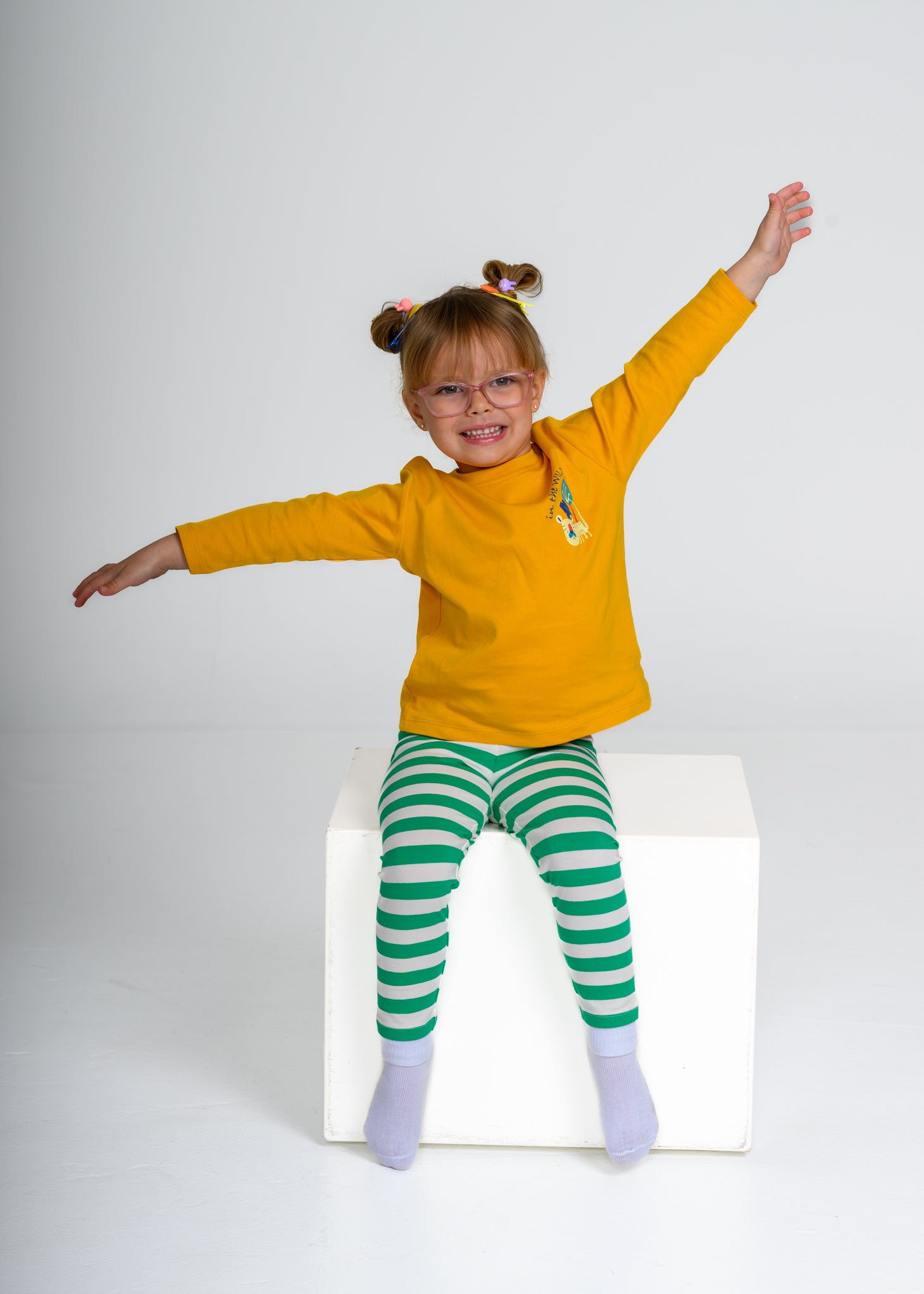 Long Sleeve Jungle Party T-shirt – GOTS organic cotton kids clothing by Dew & Dove
