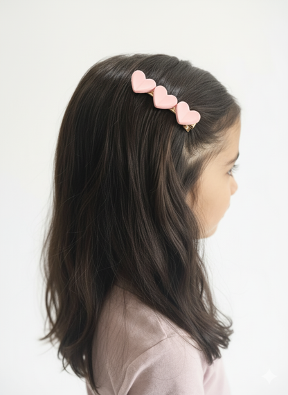 Only Hearts Hair Clips (Set of 5)